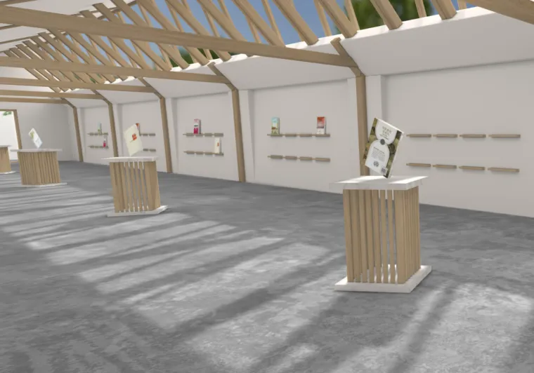 线上虚拟展览_3D图书馆案例